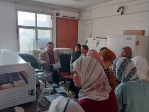 فاعليات بعض الحزم التدريبية في مجال التحاليل الطبية بالمعمل المركزي بكلية الطب البيطري - جامعة بنها