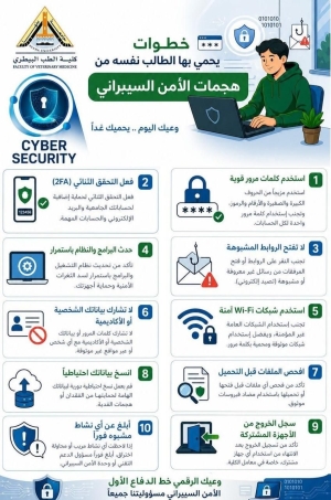 أمنك الرقمي يبدأ بوعيك!
