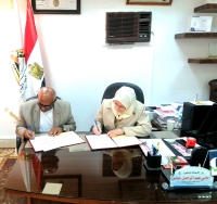 عميد الكلية توقع بروتوكول تعاون مع مؤسسة الجسر المصري للإعلام والتنمية