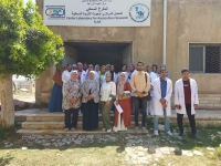 زيارة علمية متميزة لطلبة الامتياز بكلية الطب البيطري – جامعة بنها بمشتهر إلى المعمل المركزي لبحوث الثروة السمكية
